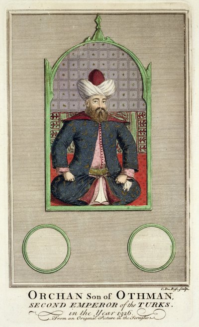 Orkhan, Son of Osman, Second Emperor of the Turks by Claude du Bose